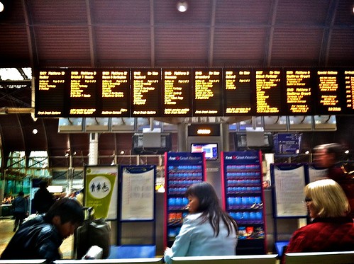 Departures at Paddington Station