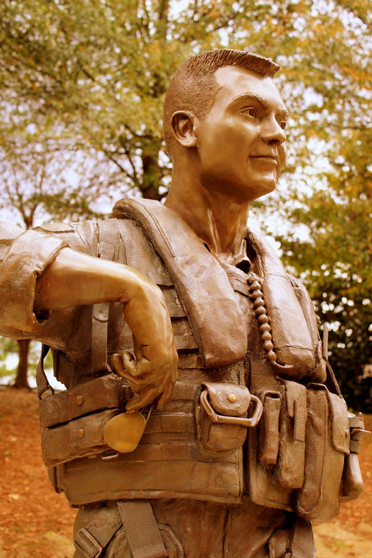 Huntsville Madison County Veterans Memorial Aviator Statue