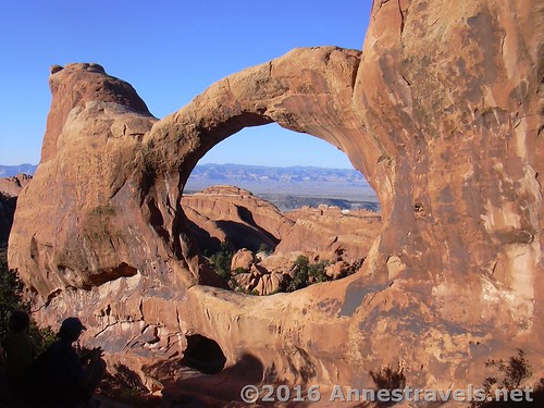 Double O Arch in Devil's Garden, Arches National Park, Utah