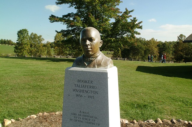 Statue at Booker T. Washington National Monument