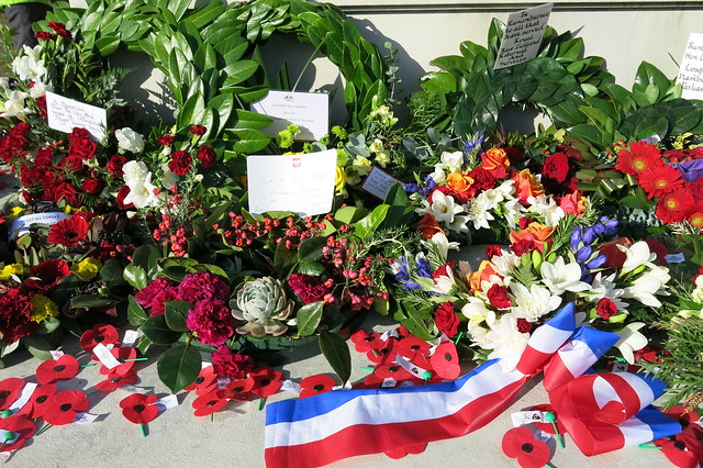 Wreaths in Cranmer Square