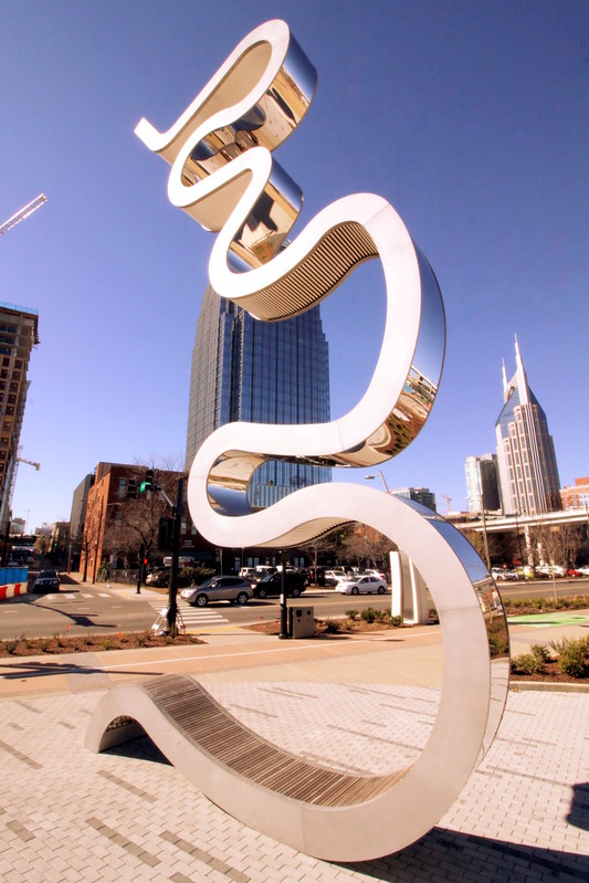 Light Meander - Nashville public art