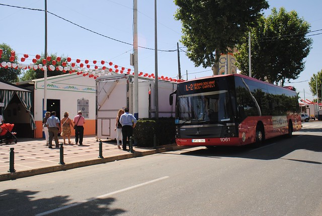 Autobús urbano en la Feria