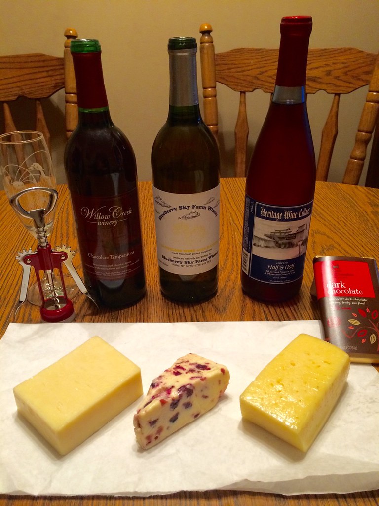 Wine and Cheese Tasting at Aunt Kathy's House 2