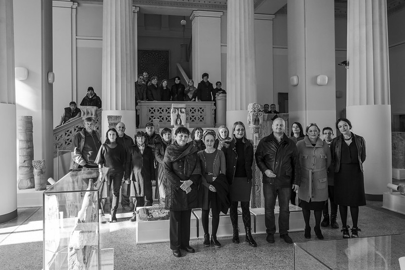 Employees and activists of the National Museum of Bosnia and Herzegovina in Sarajevo, BiH