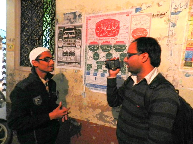 Md. Ali interviewing