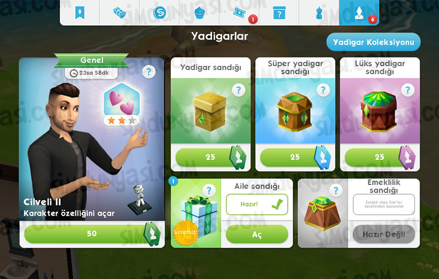The Sims Mobile 14 Haziran Güncellemesi Kişilik Özelliği Değiştirme Yadigarlar Mağazası Şaşırtıcı Seçimler Etkinlik Hızlandırmaları