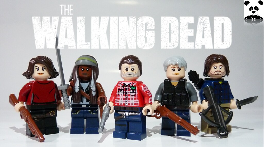 walking dead lego figures