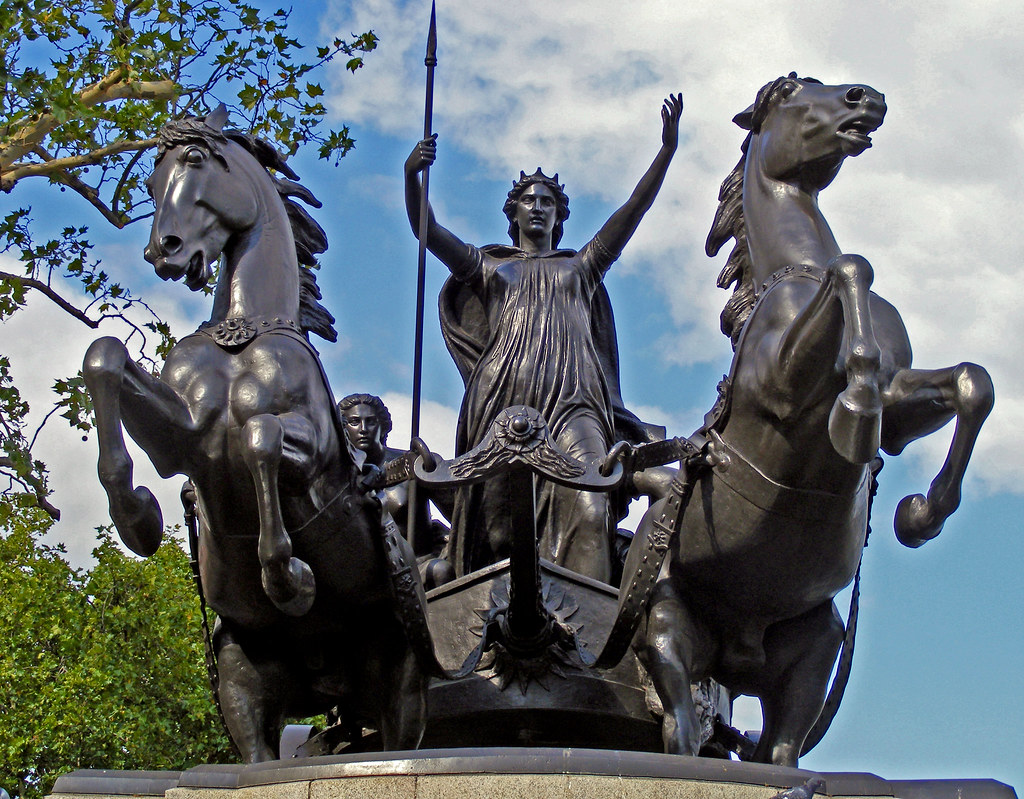 Boadicea The classic statue of Queen Boadicea of the Iceni… Flickr