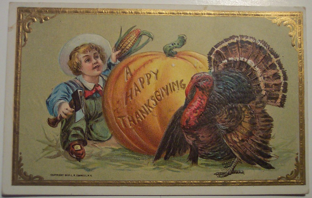 Vintage Thanksgiving Postcard.