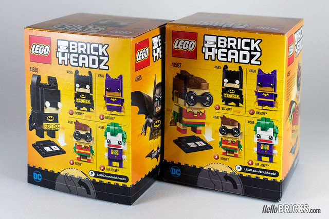 REVIEW LEGO BrickHeadz series 1 The LEGO Batman Movie