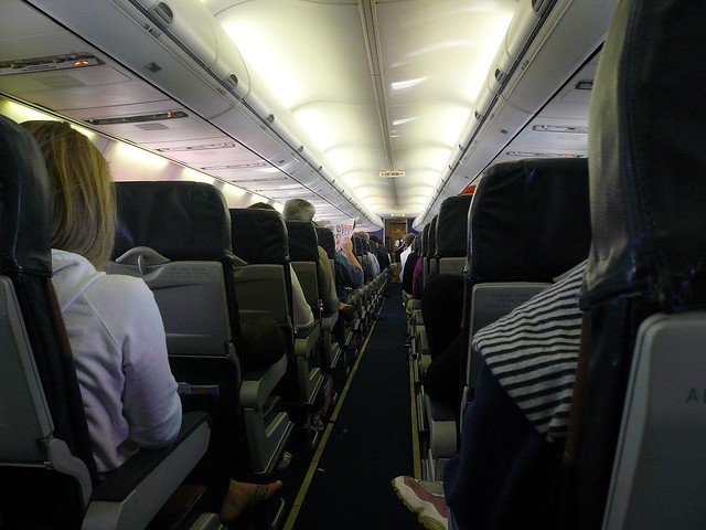 Inside a Southwest Airplane