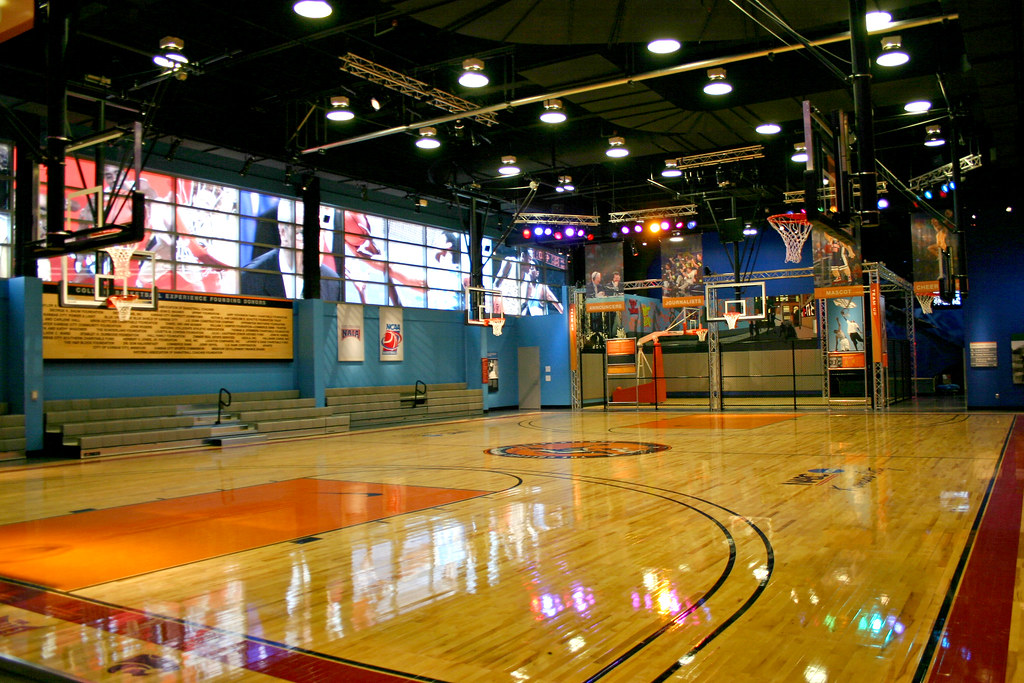 Center Court A basketball court inside the NABC's College … Flickr