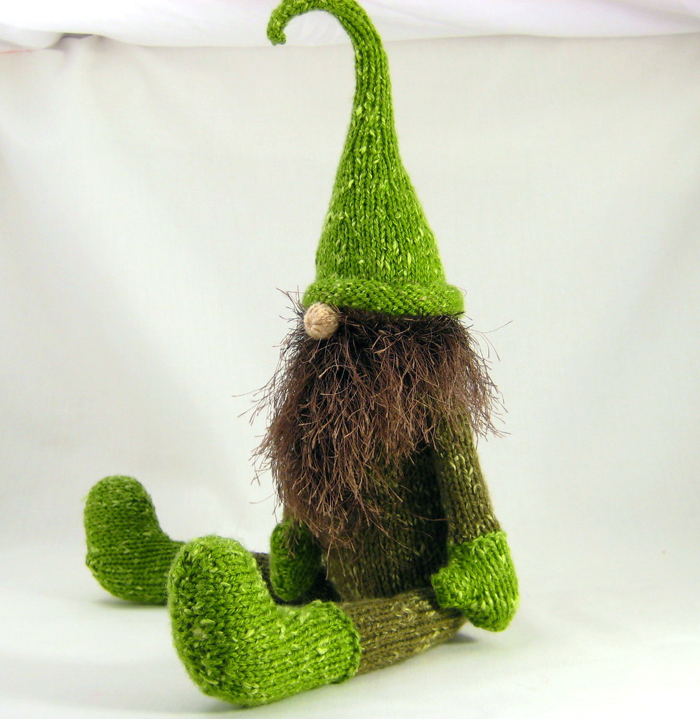 Alan Dart Gnome side I had so much fun knitting this littl… Flickr