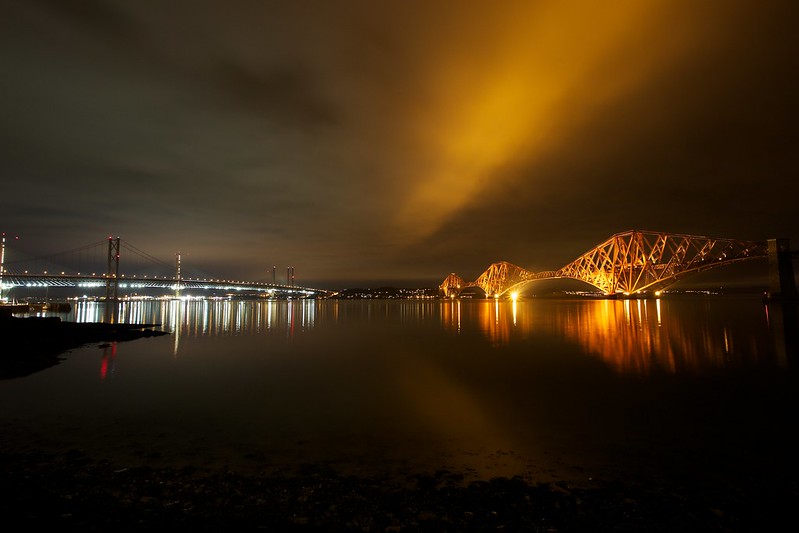 The Forth Bridges from South Queensferry