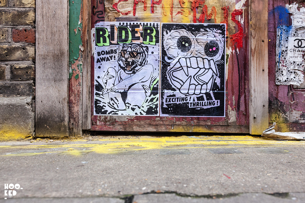 Street Artists Aida Wilde, Donk And Zombiesqueegee hit the Streets of London
