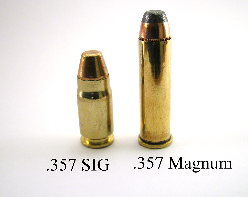 357 Sig Vs 357 Magnum W Description 357 Sig Is A 40 Ca… Flickr