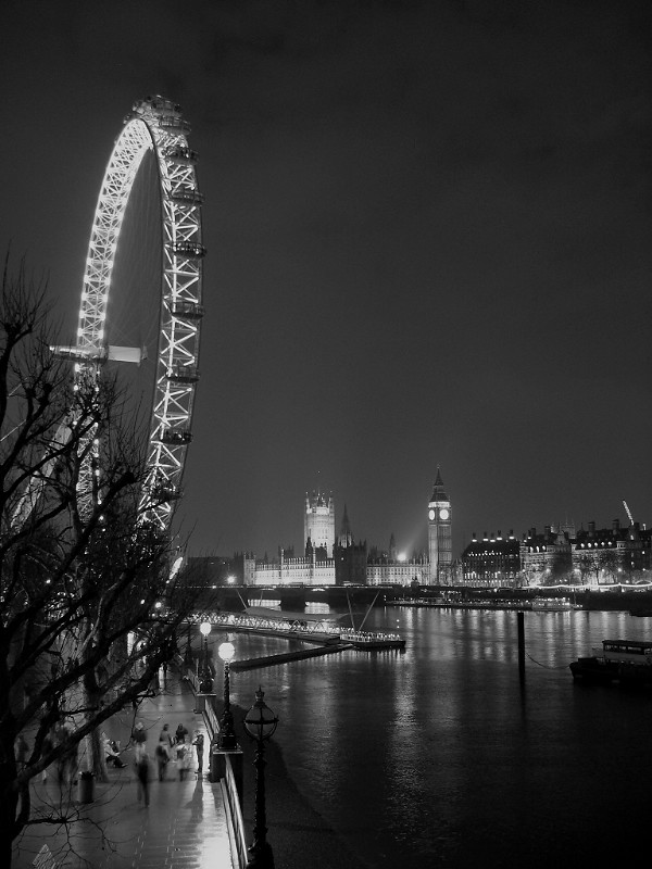 The Thames At Night, London, UK | The London Eye and view ac… | Flickr