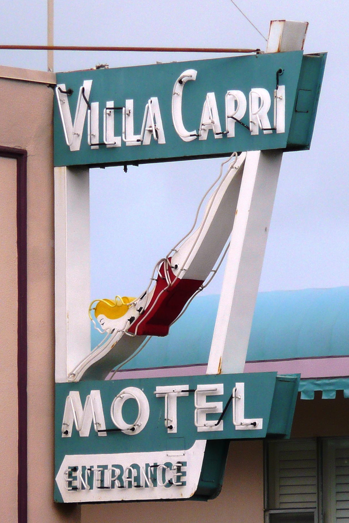 Villa Capri Motel - 1417 Orange Avenue, Coronado, California U.S.A. - April 8, 2008