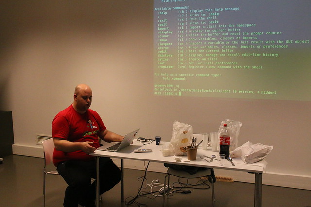 Daniel presented at the hackathon