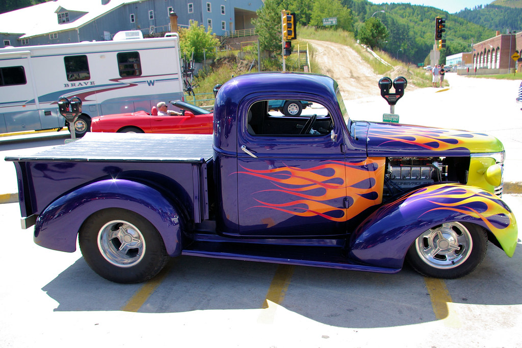 Photo Favorite: Hot Rod Truck, Deadwood, South Dakota, August 25, 2007, during “Kool Deadwood Nites” (Pentax K10D) 