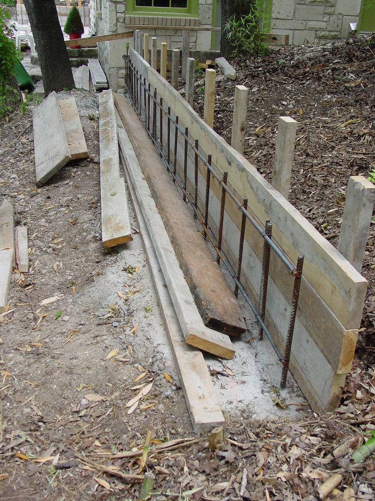 concrete retaining wall forms | the forms for my lovely ...