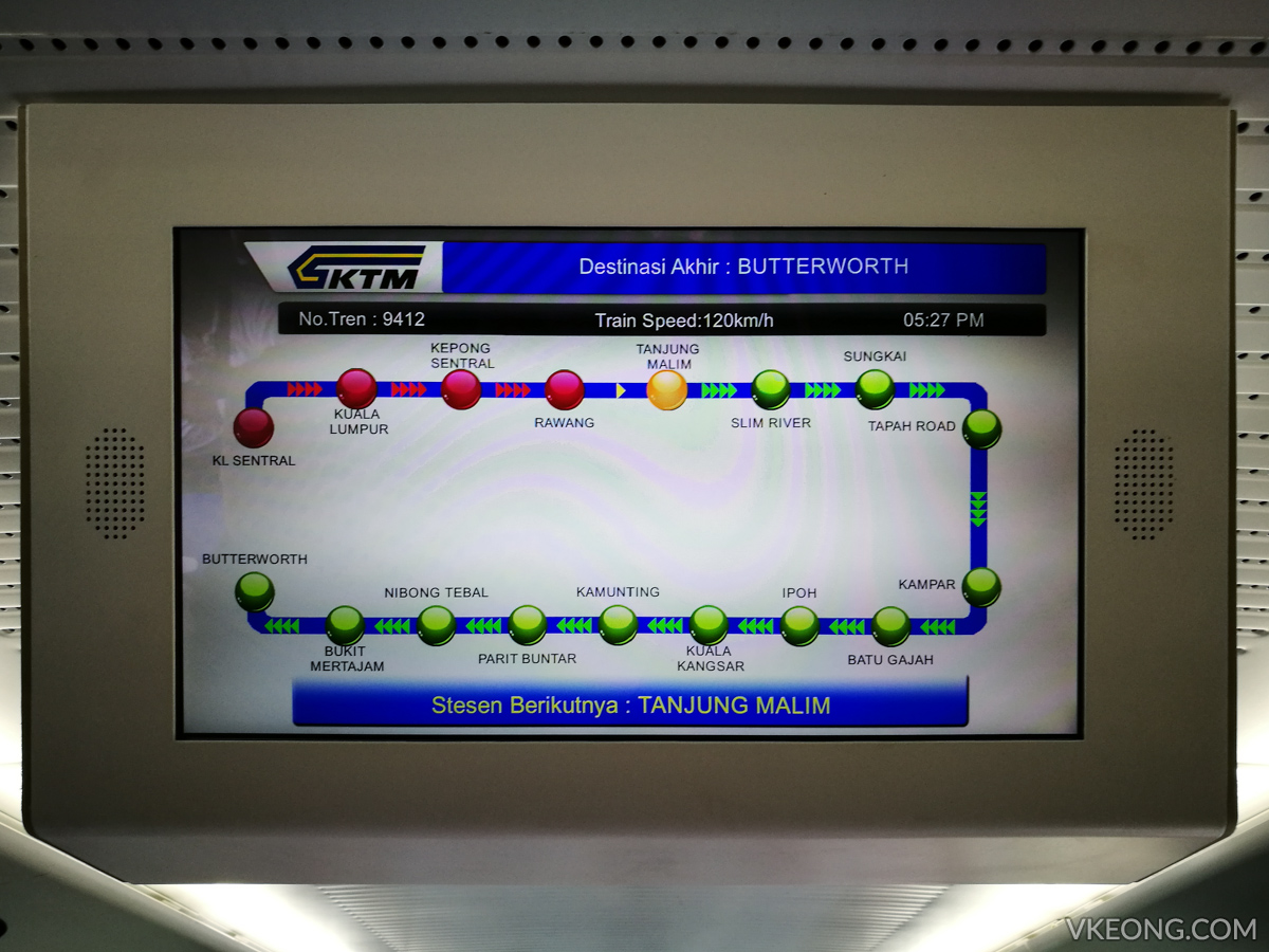 ETS Train Destination Map