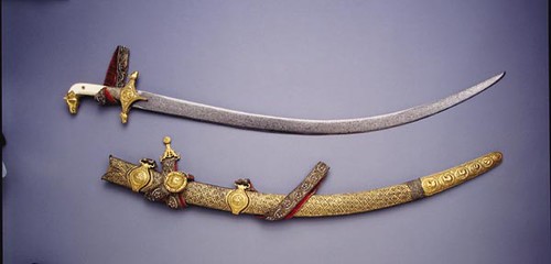 Image result for image of  sword made by gold