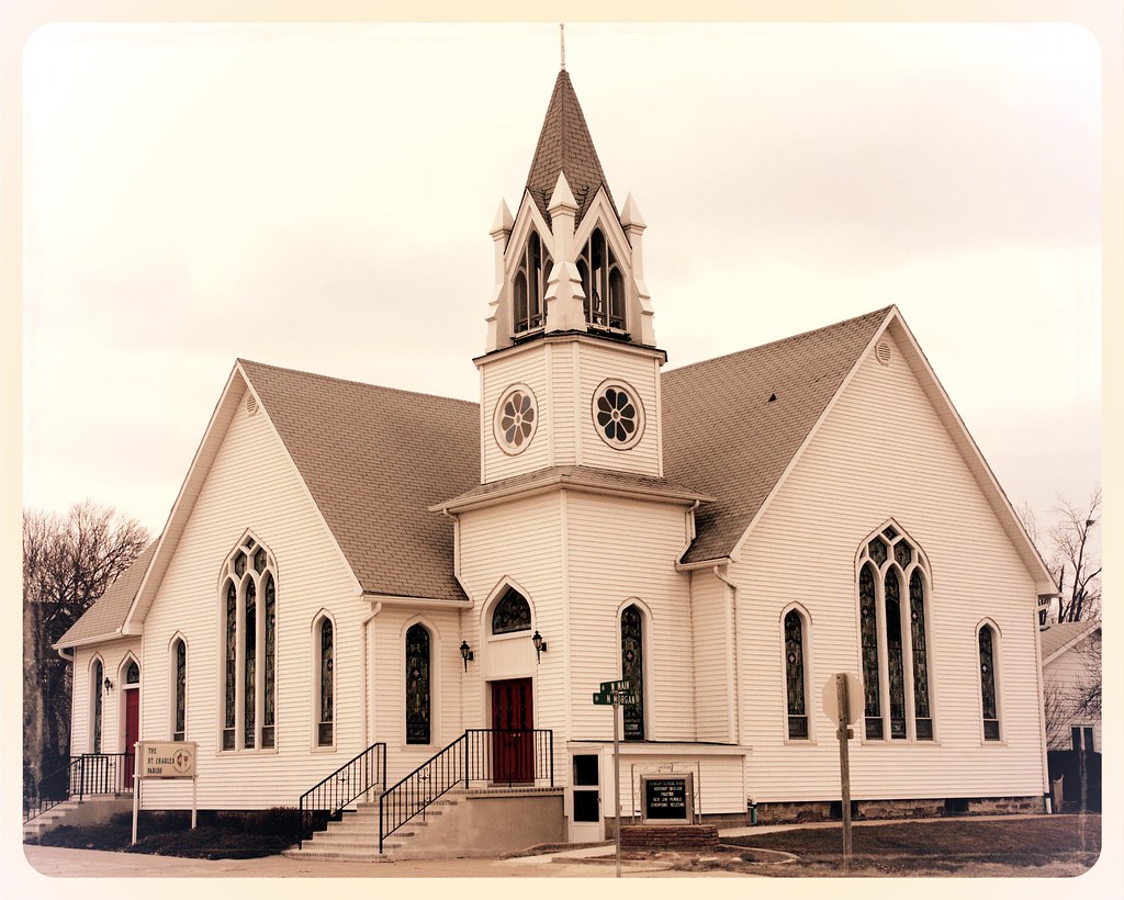 Beautiful Smalltown Church St. Charles (Iowa) Parish