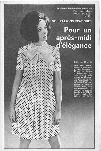 French Chic 1960's | More from my French patterns series, th… | Flickr