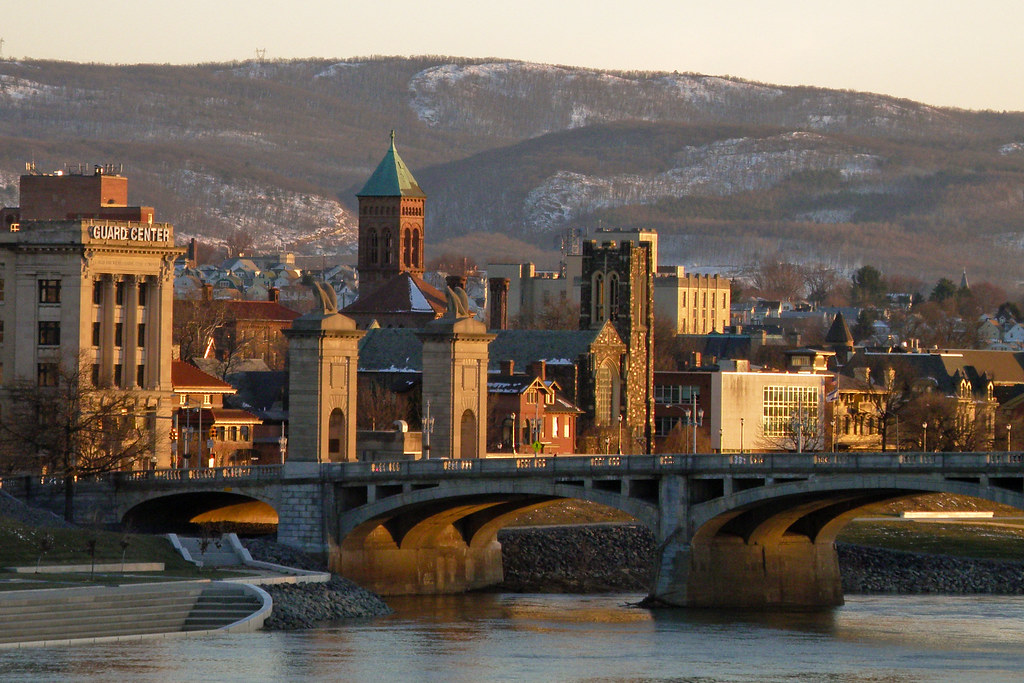 Wilkes Barre Pa The Market Street Bridge And A Portion Of Flickr