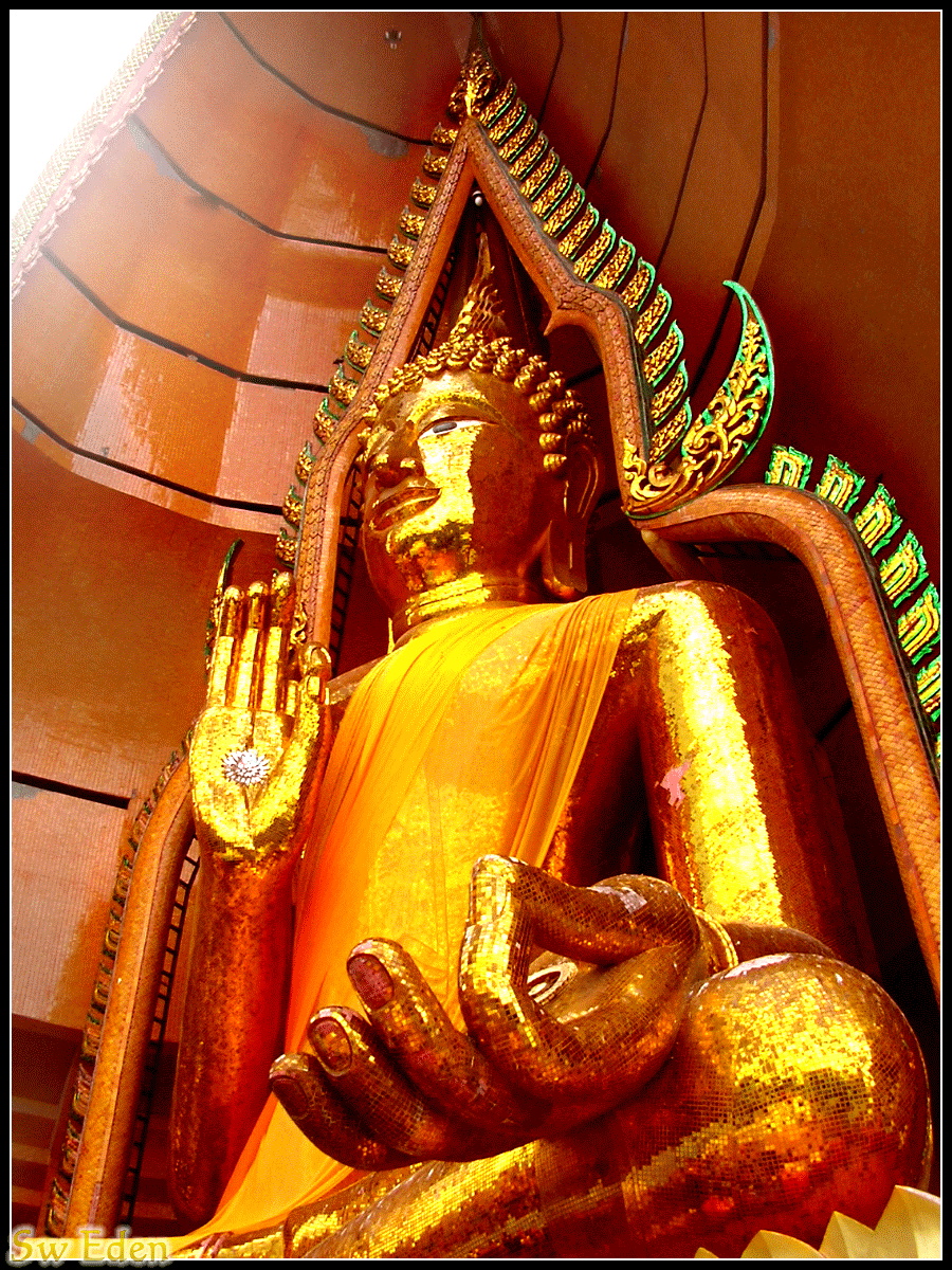 พระพุทธรูป กาญจนบุรี ภาพถ่ายโดย สว อิเฎล หรือ อาจารย์พราว อรุณรังสีเวช