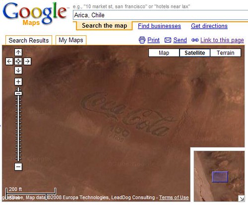 Image result for Coca Cola in Chile google maps