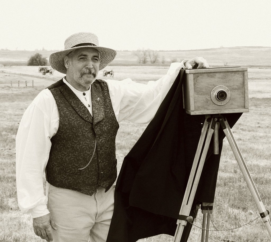 Matthew Brady and camera | On the battlefield at Gettysburg.â€¦ | Flickr