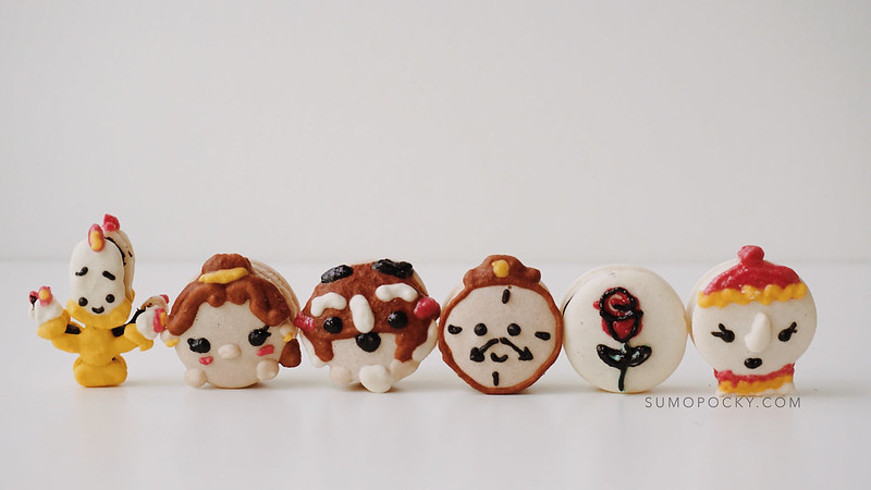 Beauty and the Beast Macarons