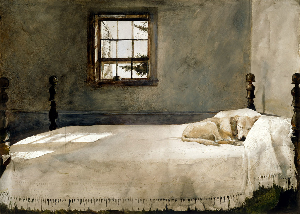 andrew wyeth 'master bedroom' c.1965 | andrew wyeth [america… | flickr