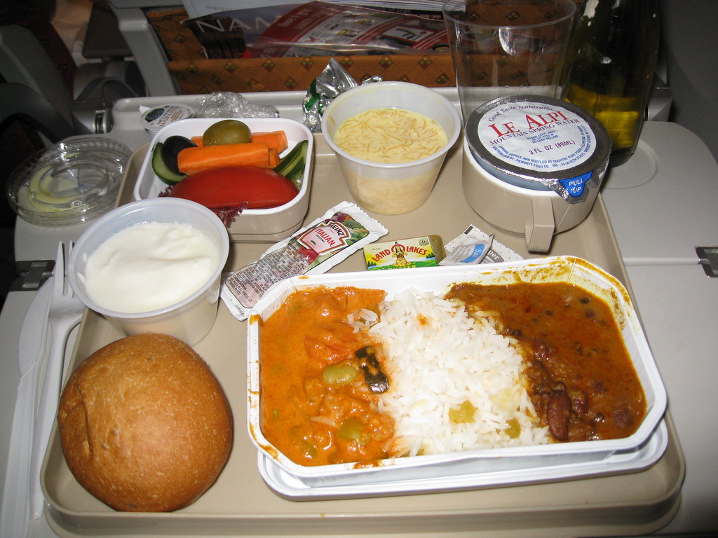 Air India Veg Dinner  Air India, Flight 144 Route: EWR 