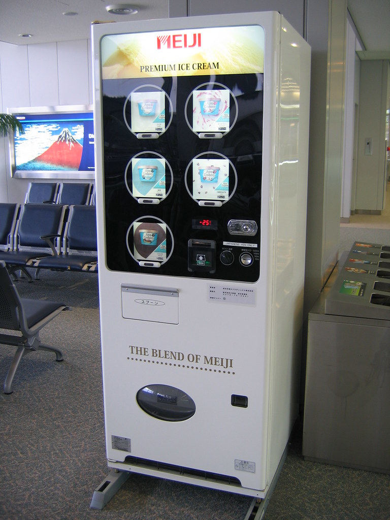 Vending Machine: Meiji Ice Cream | An ice cream vending ...