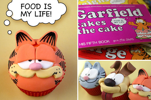 Cakes    με   Garfield  και  Odi...