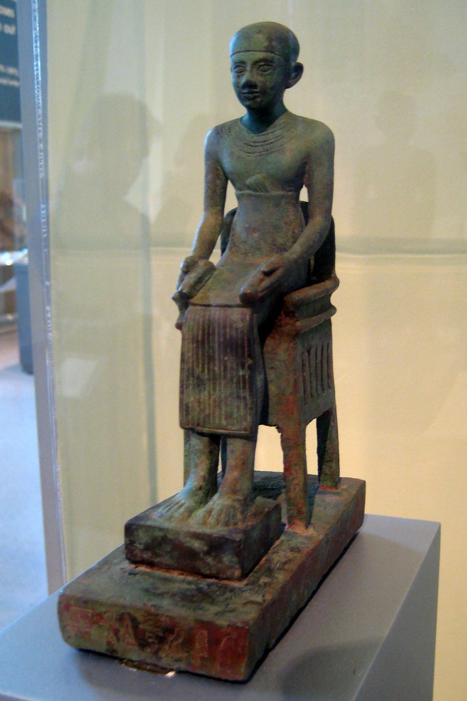 NYC - Brooklyn Museum - Statuette of Imhotep | Statuette of … | Flickr