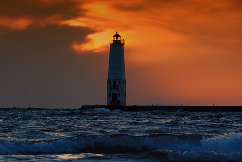 Lighthouse On Lake Michigan | Frankfort, Michigan | Tina :0) | Flickr
