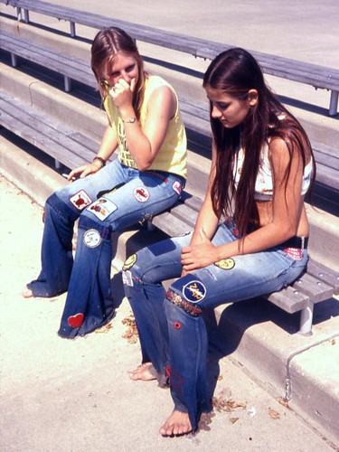 1970s blue jean patches | Summer in Metro Beach..... lots of… | Flickr