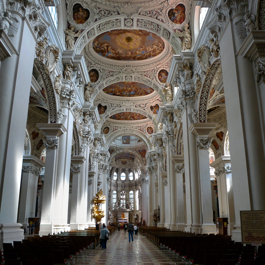 Inside Saint Stephen Cathedral Passau © all rights