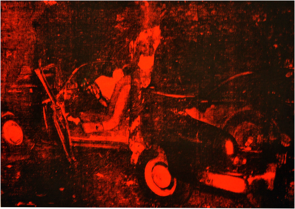 orange car crash x1 warhol | Andy Warhol - close up of orang… | Flickr