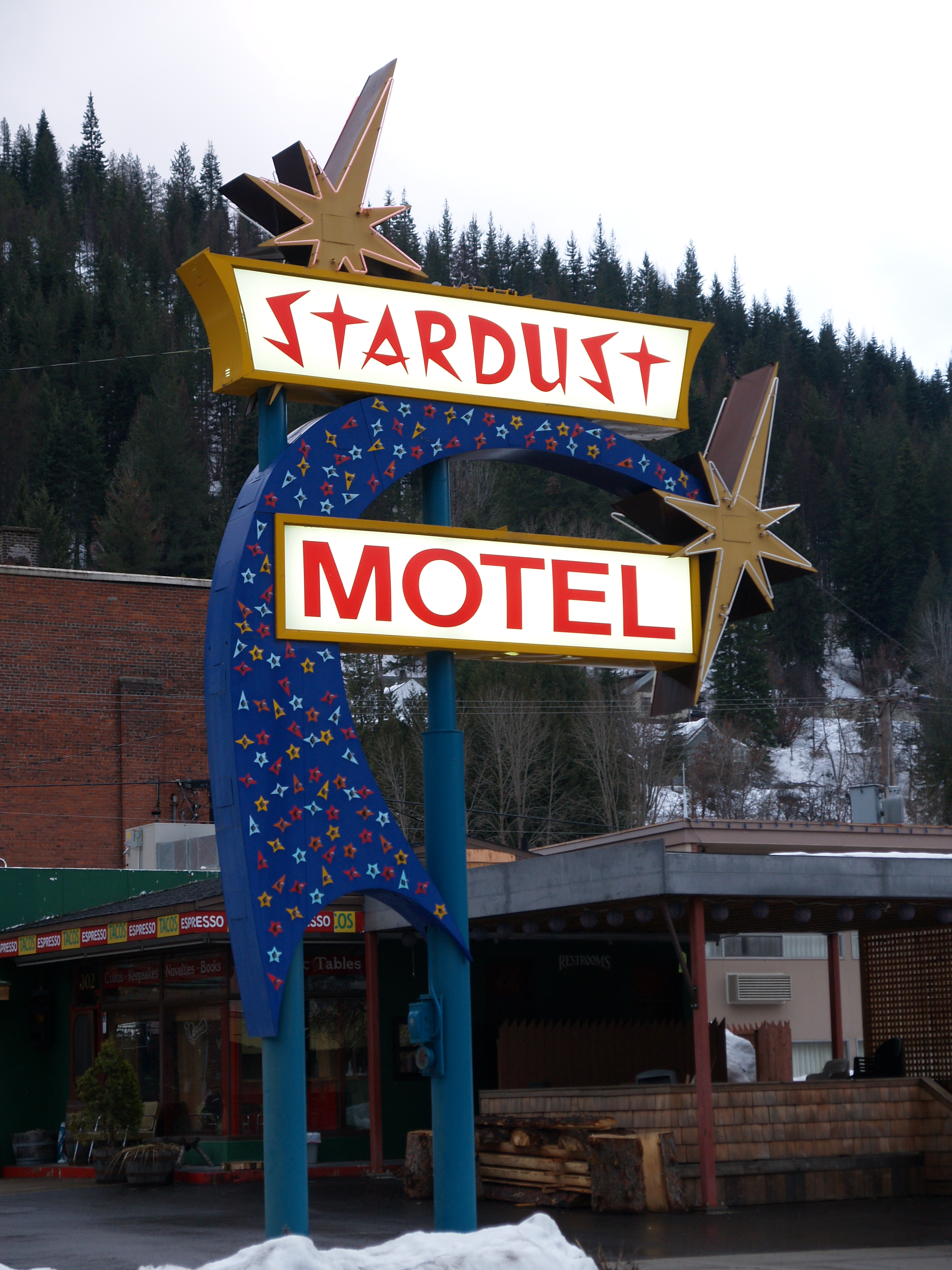 Stardust Motel - 410 Pine Street, Wallace, Idaho U.S.A. - March 17, 2008