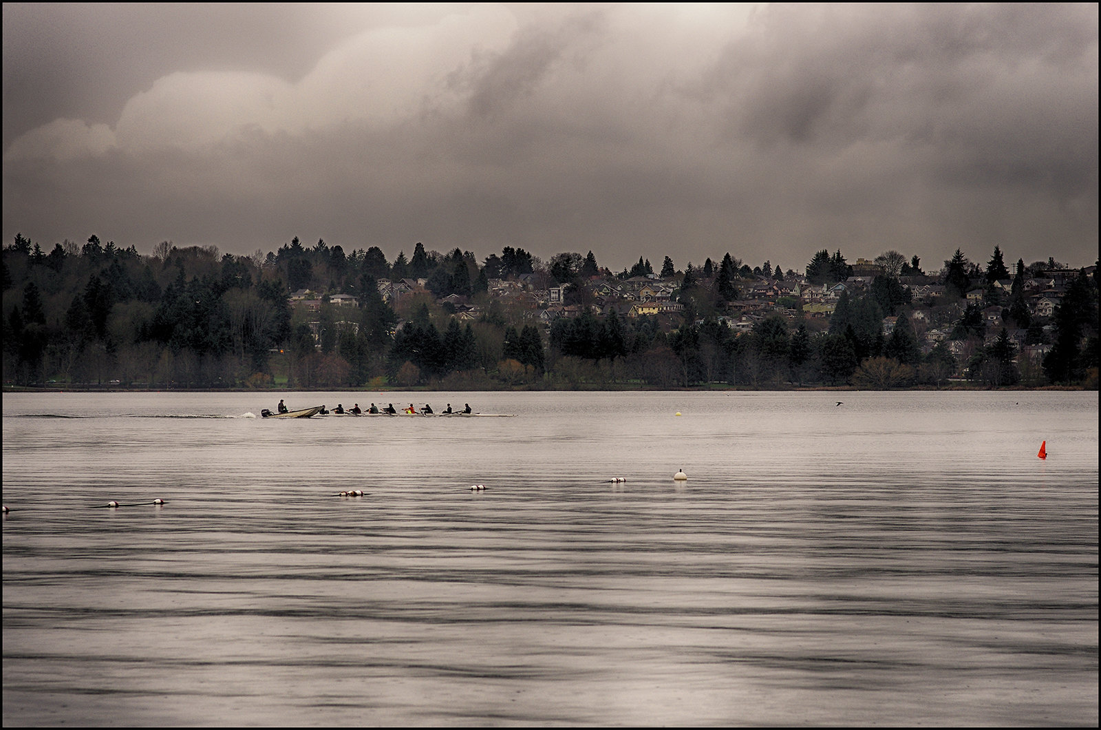 Eight Man Boat with Coxswain