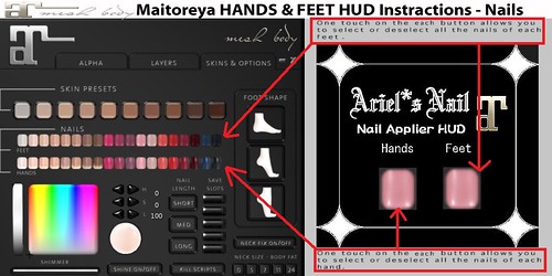 Maitreya hands Hud Instructions - Nail