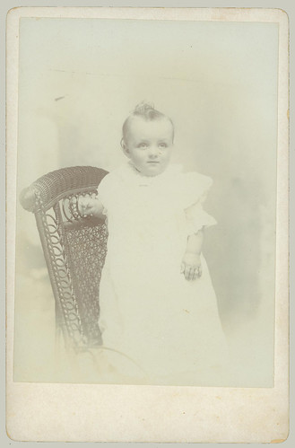 Cabinet Card Small Child on chair
