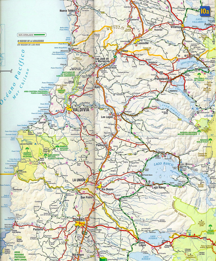 (11) Chile road map (2008 edition) - mapa de rutas de Chil… - Flickr