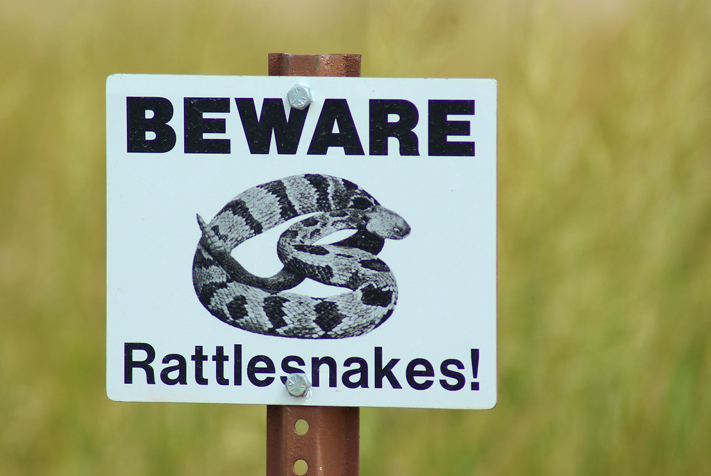 Beware Rattlesnakes! Badlands National Park, South Dakota, August 23, 2007 (Pentax K10D)
